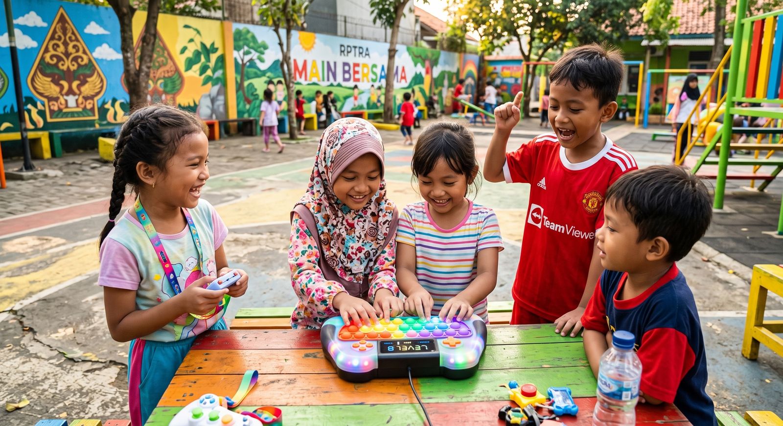 Clicker gantungan kunci yang populer di kalangan anak-anak